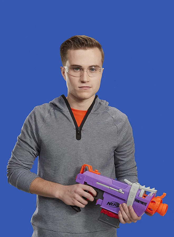 NERF Nerf Fortnite Smg-E Blaster  Motorized Dart Blasting, 6-Dart Clip, 6 Official Nerf Elite Darts 6.71x40.59x22.91cm