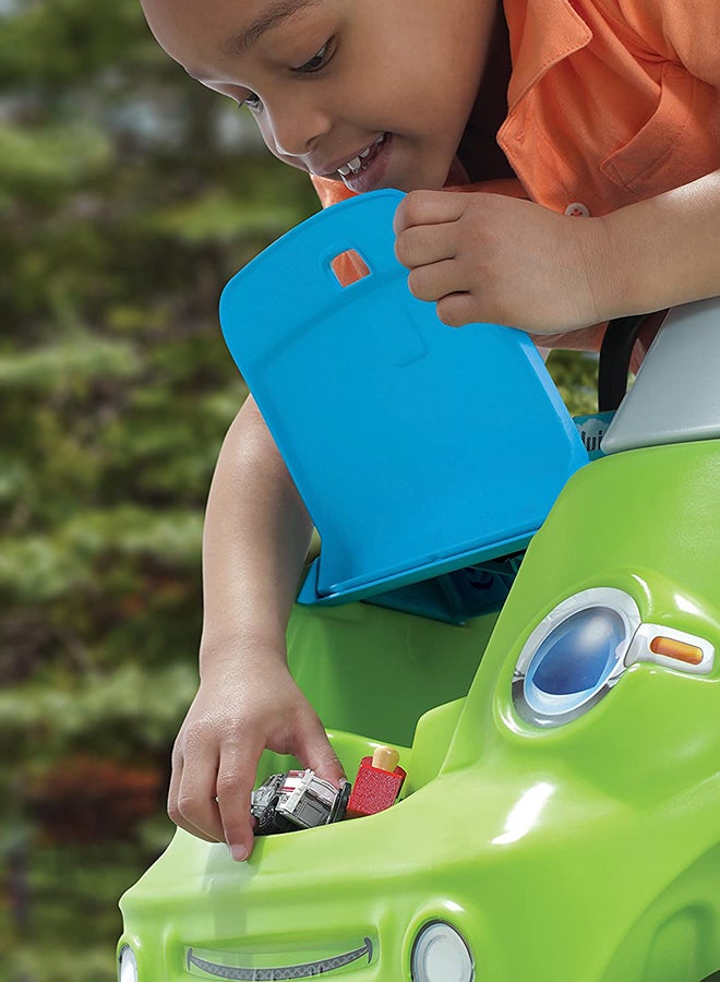 Step2 - Cute Kids Sliding Car Cozy Coupe Ride-On Toy Toddler Push And Buggy Includes Working Doors Steering Wheel 73X47X87cm - Image 1
