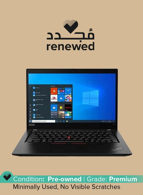 Renewed - ThinkPad X13 Laptop With 13.3-Inch Display, Core i7 Processer/8GB RAM/512GB SSD/Intel HD Graphics Black
