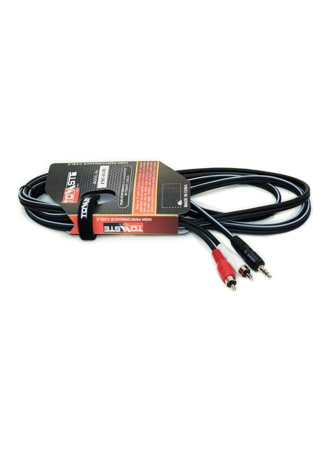 Tovaste CYC165M 1/8" TRS Cable to RCA Plug 