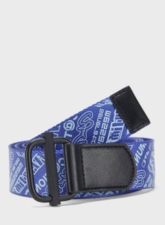 SEMIR Neutral Ribbon Printed Belt Blue  - Image 2