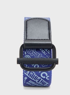 SEMIR Neutral Ribbon Printed Belt Blue  - Image 3