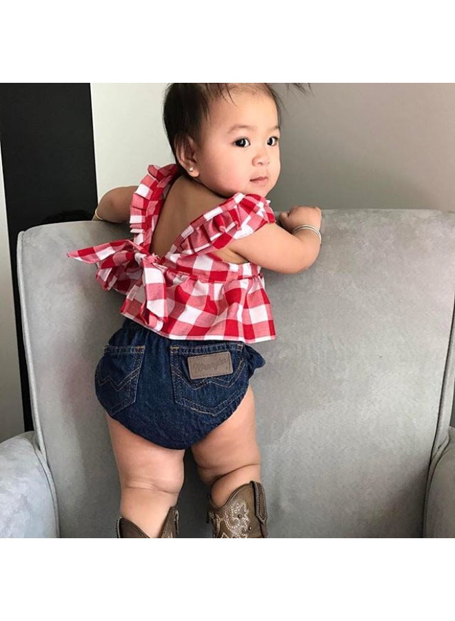 جولي طقم ملابس للأطفال مكون من 3 قطع أحمر/أبيض/أزرق - Image 2