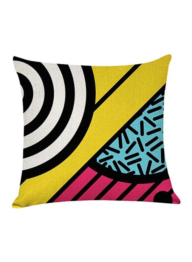 شاربدو وسادة ديكورٍ لينةٍ بطبعة متعدد الألوان 45 x 45سم