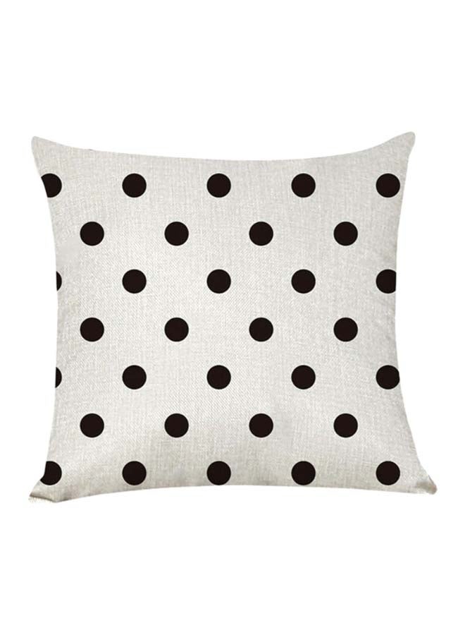 Sharpdo Decorative Printed Soft Pillow Black/White