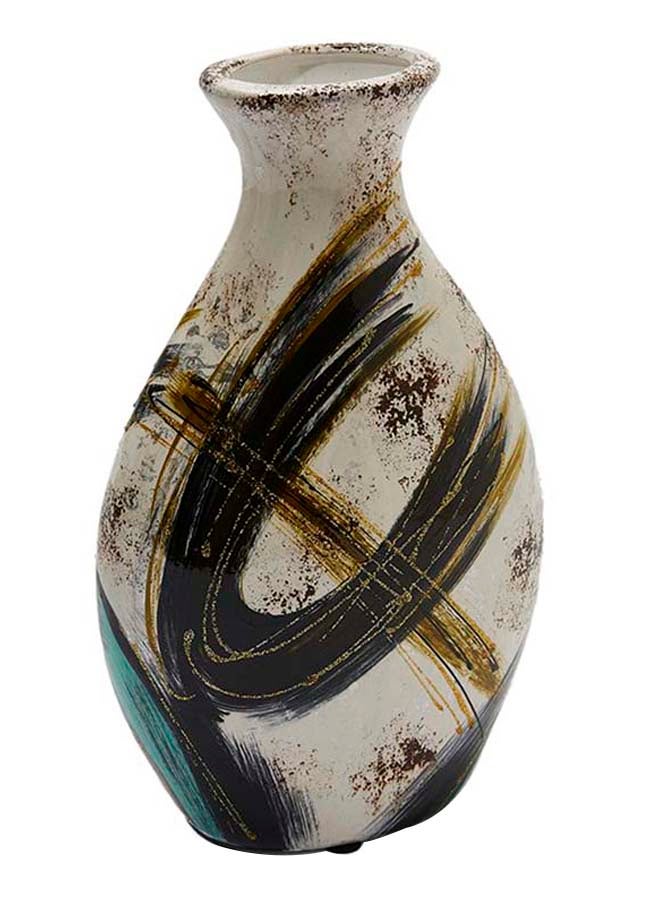 Opalina - African Tribal Flower Vase Multicolour 26cm - Image 1