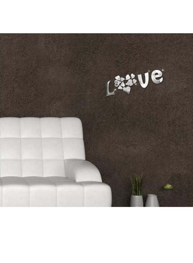 Sharpdo Mirror Style Wall Sticker Silver - Image 2