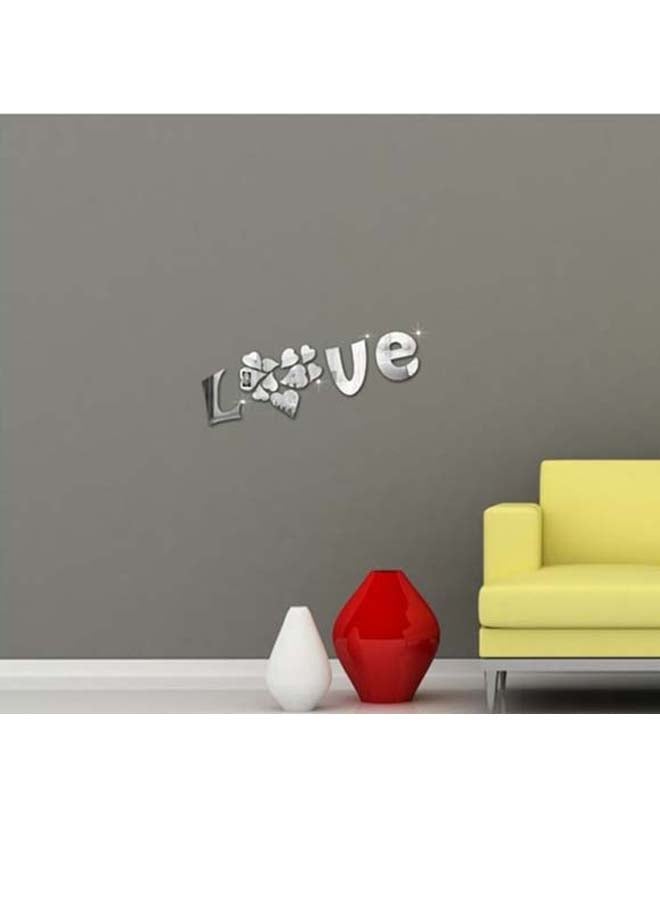 Sharpdo Mirror Style Wall Sticker Silver - Image 3