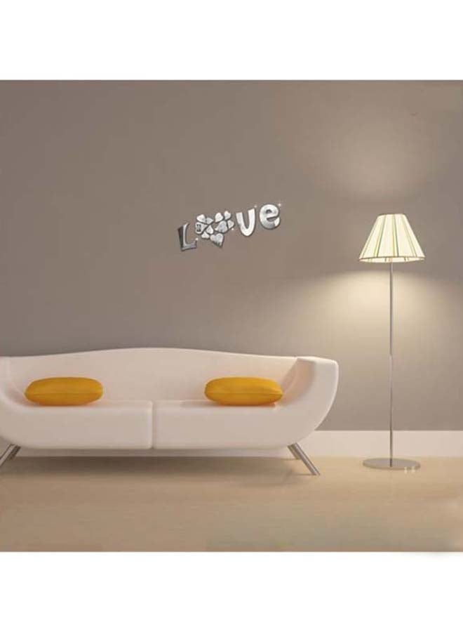 Sharpdo Mirror Style Wall Sticker Silver - Image 5