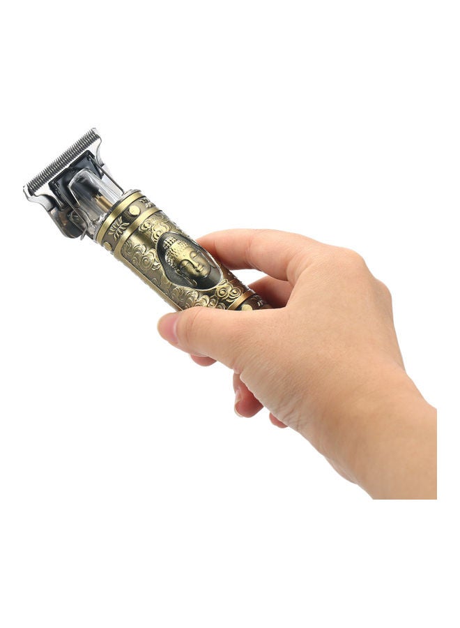 ماكينة قص شعر احترافية قابلة للشحن بشفرة على شكل حرف T متعدد الألوان 19 x 5.50 x 15.50سم - Image 5