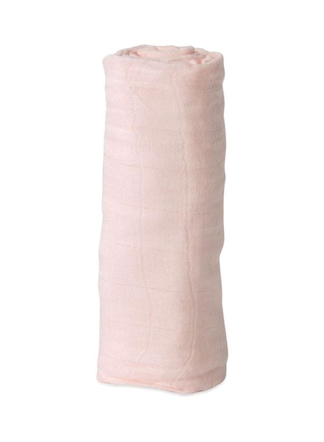 little unicorn Deluxe Muslin Single Swaddle Blush  - Image 2