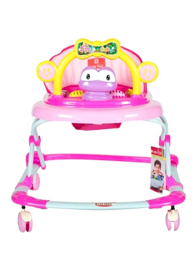 BABY PLUS Comfortable Baby Walker - Pink - Image 1