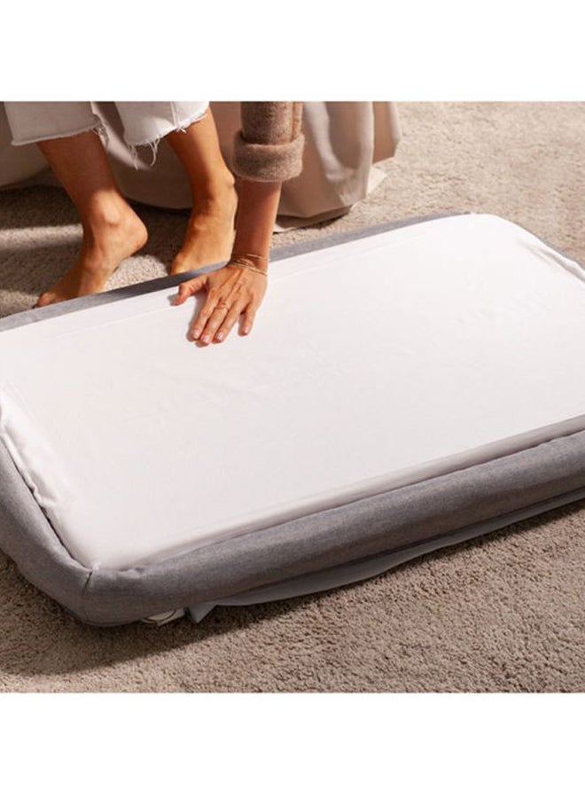 cam Culla Sempreconte Co Bed Cradle - White/Light Grey/Blue  - Image 4