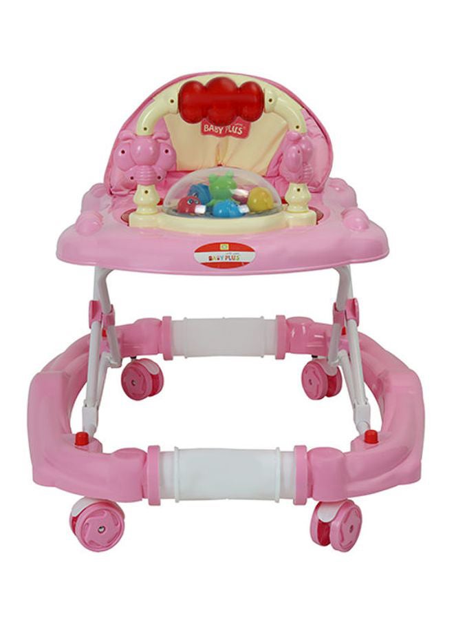 BABY PLUS - Baby Height Adjustable Walker With Music And Toys Play Tray From 6 Months To 18 Months - Image 1