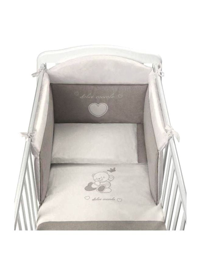 cam 3-Piece Duvet Bed Set - Grey/White  - Image 2