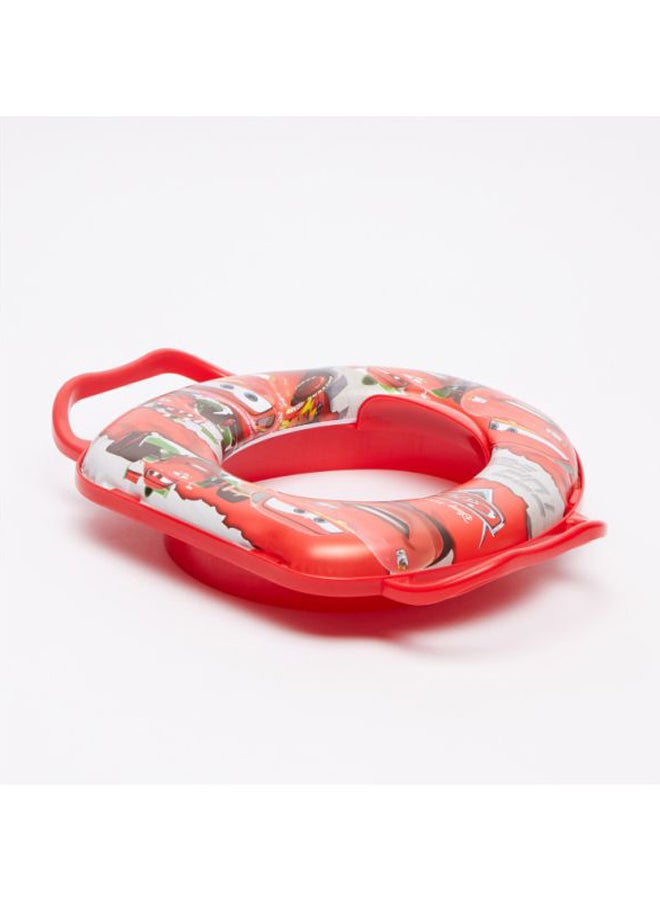 keeeper Disney Cars Toilet Training Seat With Support Handles - Red - Image 2