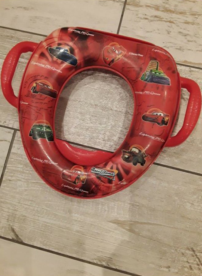 keeeper Disney Cars Toilet Training Seat With Support Handles - Red - Image 4