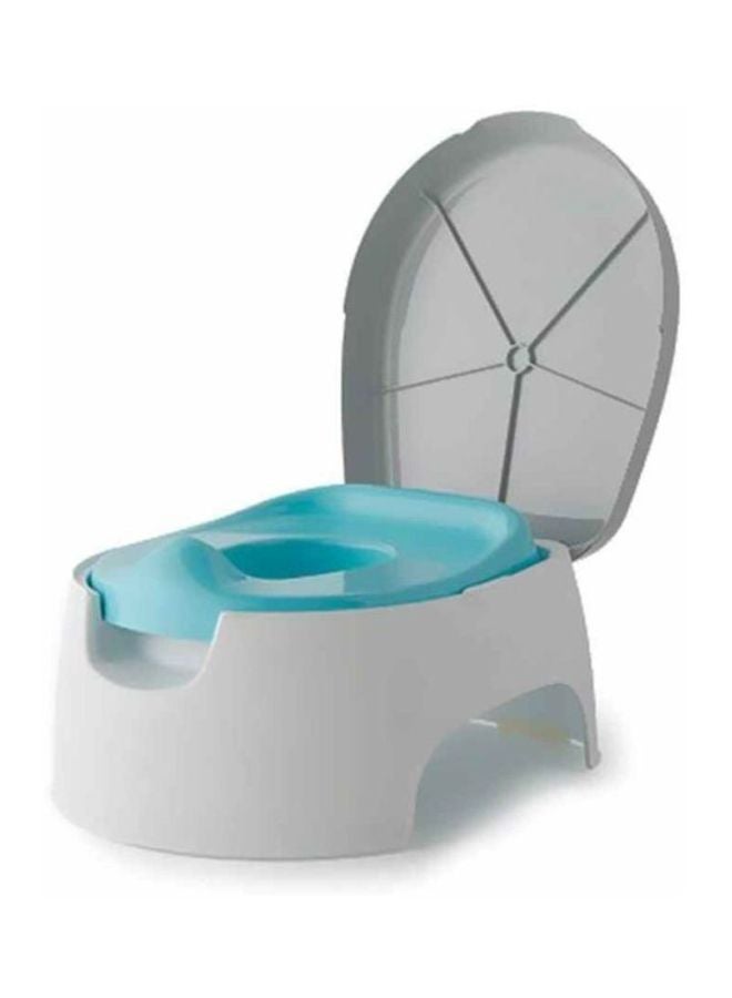 summer infant - 2-In-1 Step Up Potty Training System, 18+ M - Grey/Blue - Image 1