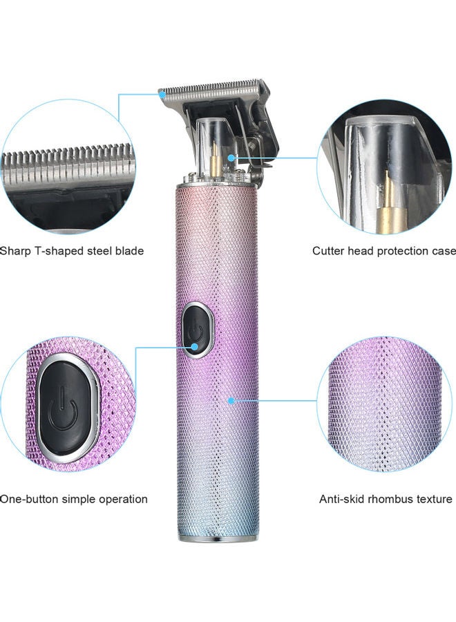 Professional T-Blade Rechargeable Hair Clipper Multicolour 19 x 5.50 x 15.50cm - Image 5
