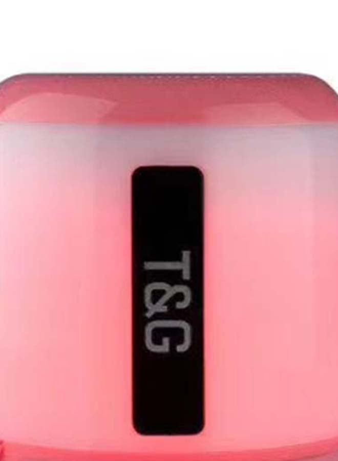 T&G Mini Portable Subwoofer Bluetooth Speaker Pink - Image 3