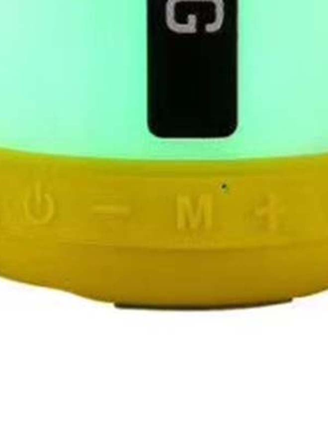 T&G Mini Portable Subwoofer Bluetooth Speaker Yellow - Image 2