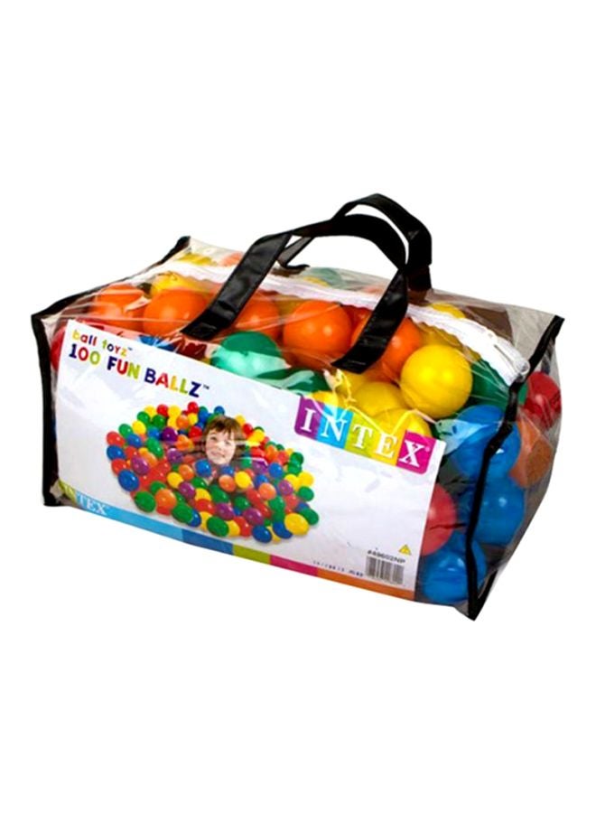 INTEX 100-Piece Fun Toy Balls 2x2inch - Image 3