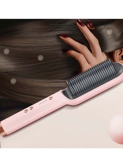 DUMBO Automatic Splint Straightener Curling Hair Comb Pink 3*27cm  - Image 2