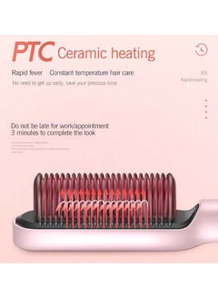 DUMBO Automatic Splint Straightener Curling Hair Comb Pink 3*27cm  - Image 3