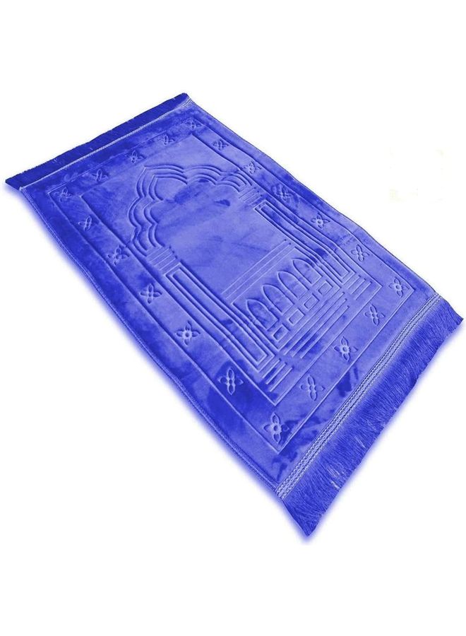 سندس سجادة صلاة بتصميم مبتكر أزرق 120 x 80سم