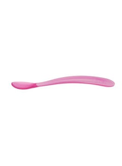 Chicco Soft Silicone Spoon, Pack Of 2 - Pink  - Image 3