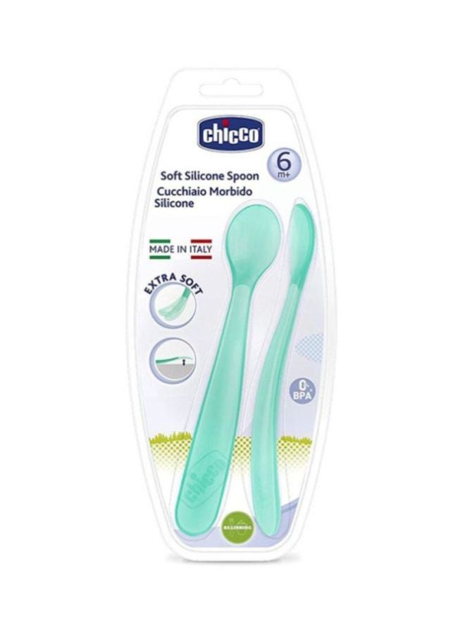شيكو ملعقة سيليكون ناعمة - أخضر - Image 2