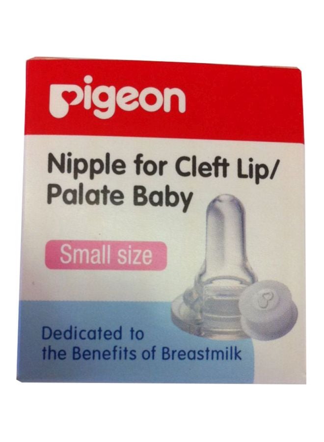 pigeon - Nipple for Cleft Lip/Palate Baby - Clear - Image 1