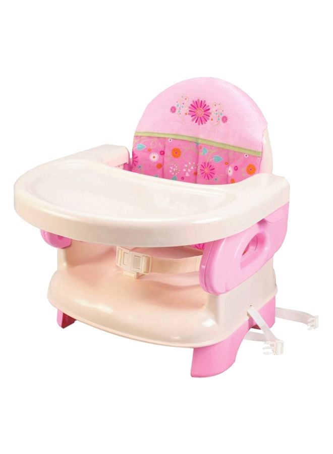 سامر إنفانت مقعد إسناد ديلوكس 2 في 1 بتصميمٍ قابلٍ للطي، من عمر 12 حتى 18 شهراً - وردي/ بيج - Image 1