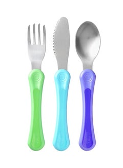 tommee tippee 3-Pieces First Grown Up Cutlery Set  - Image 1
