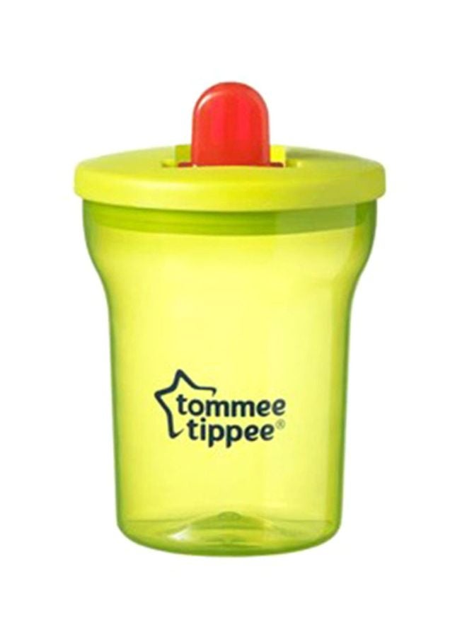 tommee tippee - Essentials Free Flow First Beaker Sippy Cup, 200ml - Green/Red - Image 1
