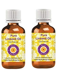 2 Piece Pure Linseed Oil 100ml - v1615815876/N45317338A_1