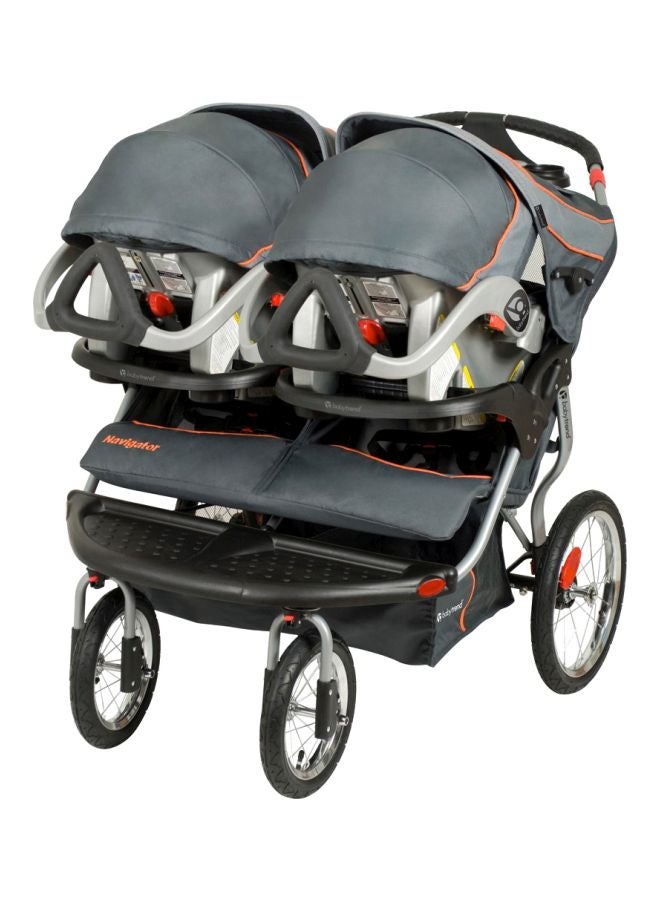 babytrend Double Navigator Jogger Travel System Stroller - Little Baby  - Image 2