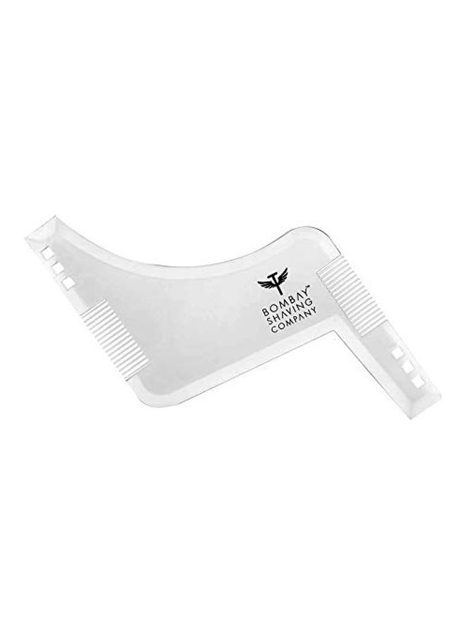 BOMBAY SHAVING COMPANY - Beard Shaper Tool With Comb White - Image 1