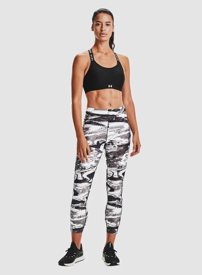 UNDER ARMOUR HeatGear Printed Leggings Black/White