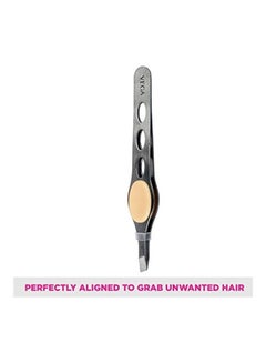 Vega Tweezer With Rubber Grip Silver  - Image 3