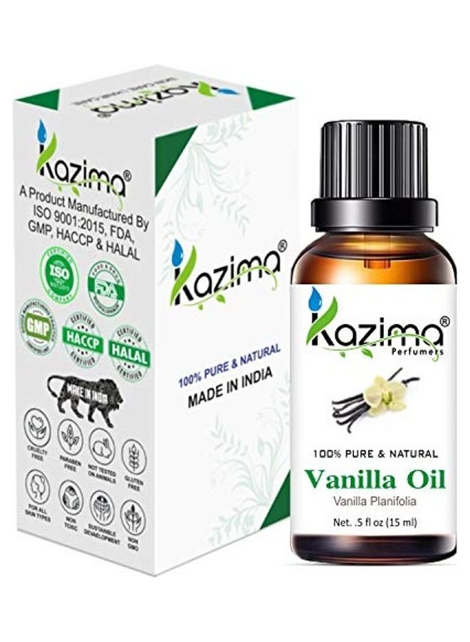 KAZIMA 100% Vanilla Essential Oil 15ml - Image 3