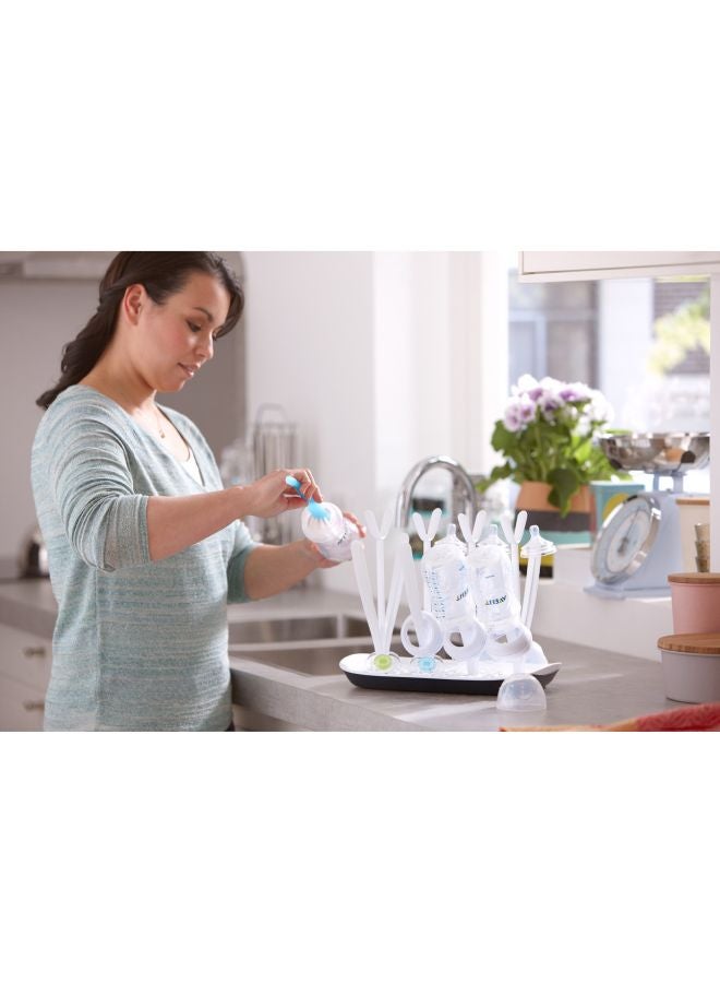 فرشاة تنظيف لزجاجة الرضاعة والحلمة - رمادي - Image 4