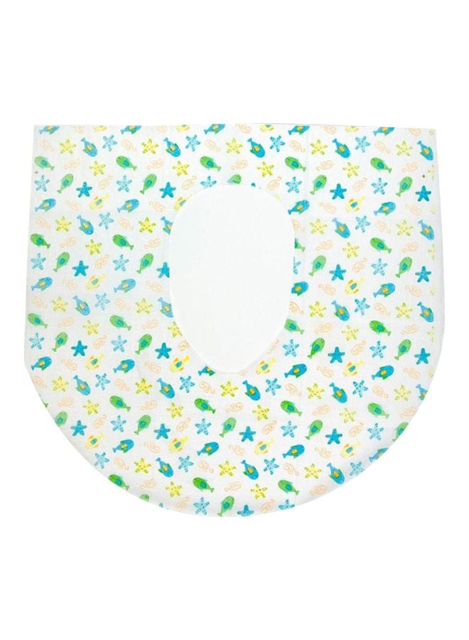 سامر إنفانت مجموعة واقيات مقعد المرحاض كيب مي كلين للاستعمال لمرةٍ واحدة من 10 قطع - متعدد الألوان - Image 1