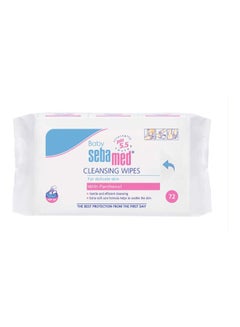 Sebamed Baby Wet Wipes 2 Packs X 72 Wipes, 144 Count  - Image 1