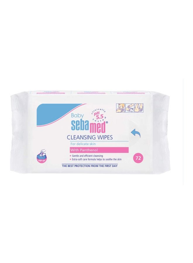 Sebamed Baby Wet Wipes 2 Packs X 72 Wipes, 144 Count - Image 1