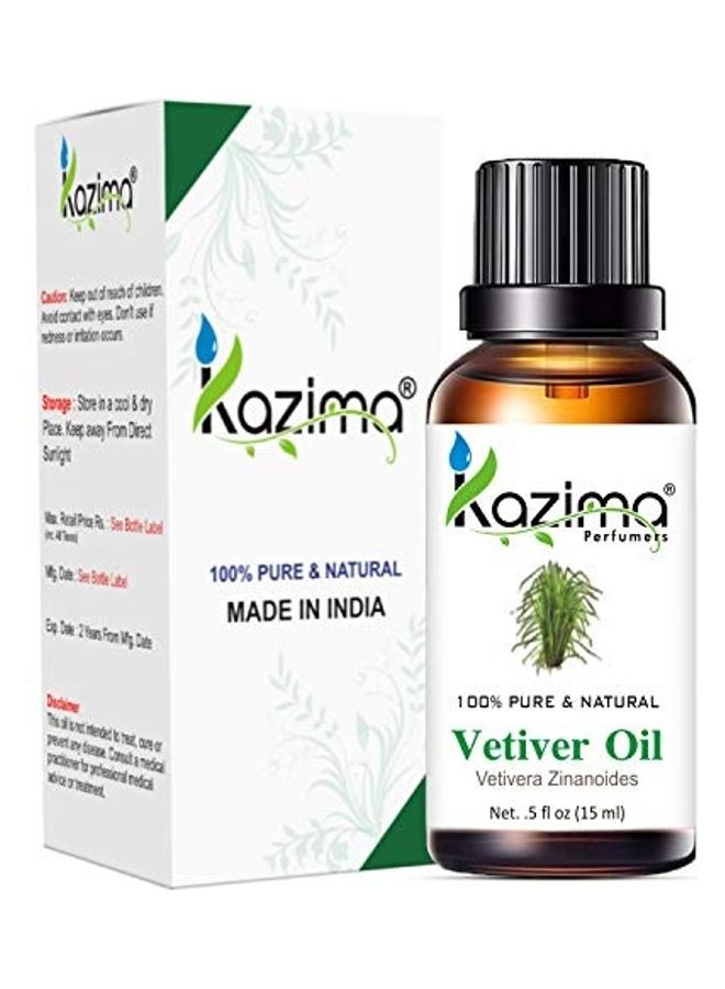 KAZIMA Vetiver Essential Oil 15ml - Image 1