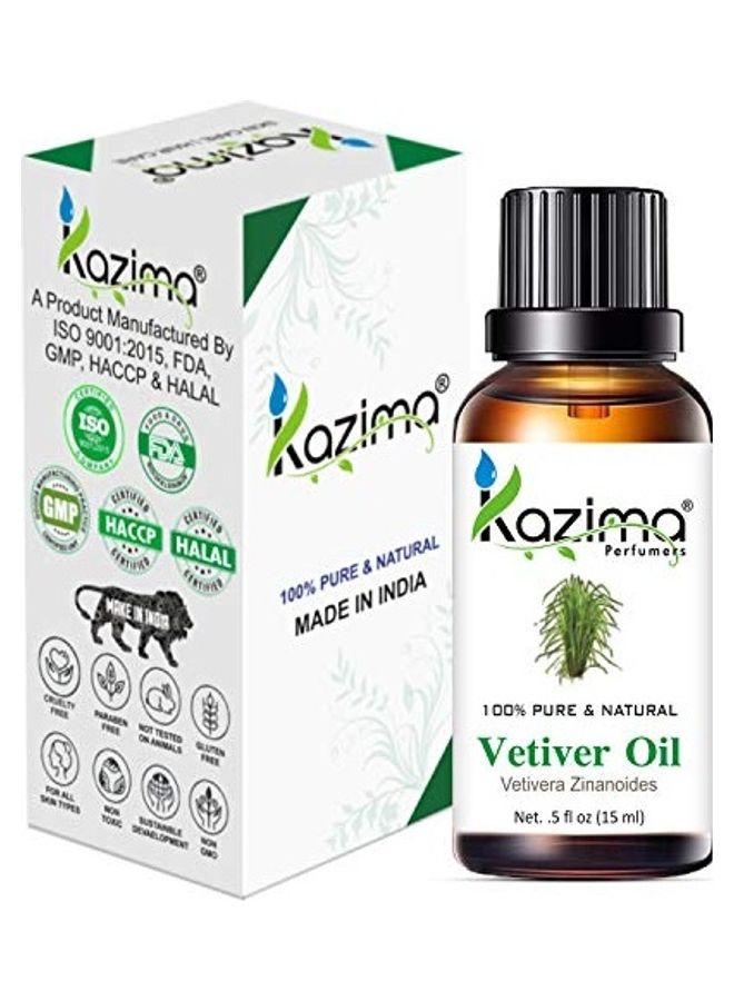 KAZIMA Vetiver Essential Oil 15ml - Image 2