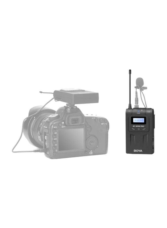 BOYA - Transmitter With LCD Screen Display For WM8 Pro-K1/BY-WM8 Pro-K2 Wireless Microphone System BY-WM8 Pro-K2 Black - Image 1