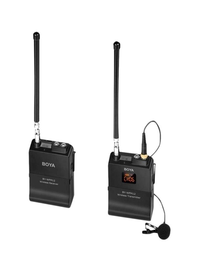 BOYA VHF Wireless Microphone System BY-WFM12 Black - Image 1