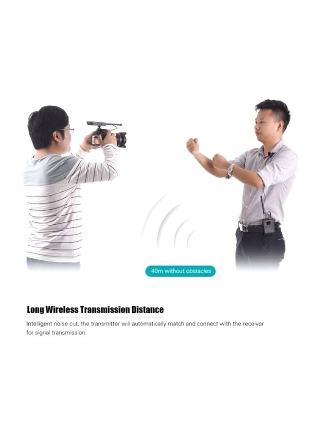 BOYA VHF Wireless Microphone System BY-WFM12 Black - Image 4